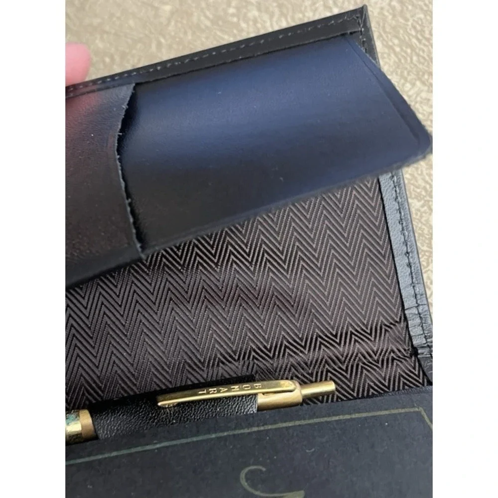 Vintage Amity Wallet Notepad Billfold NEW Deadstock Beechcraft Notepad & Pen Set